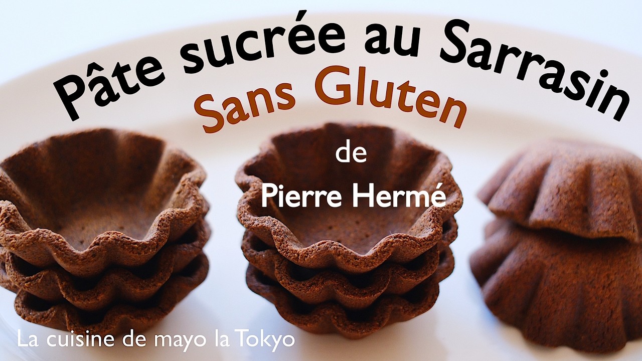 Comment faire la Pâte sucrée au Sarrasin Sans Gluten/ Blé noir/ IG bas