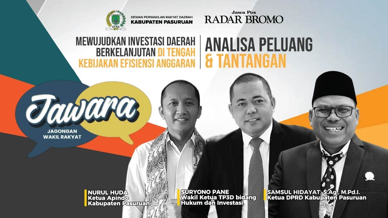 Jagongan Wakil Rakyat: Wujudkan Investasi di Kabupaten Pasuruan Berkelanjutan