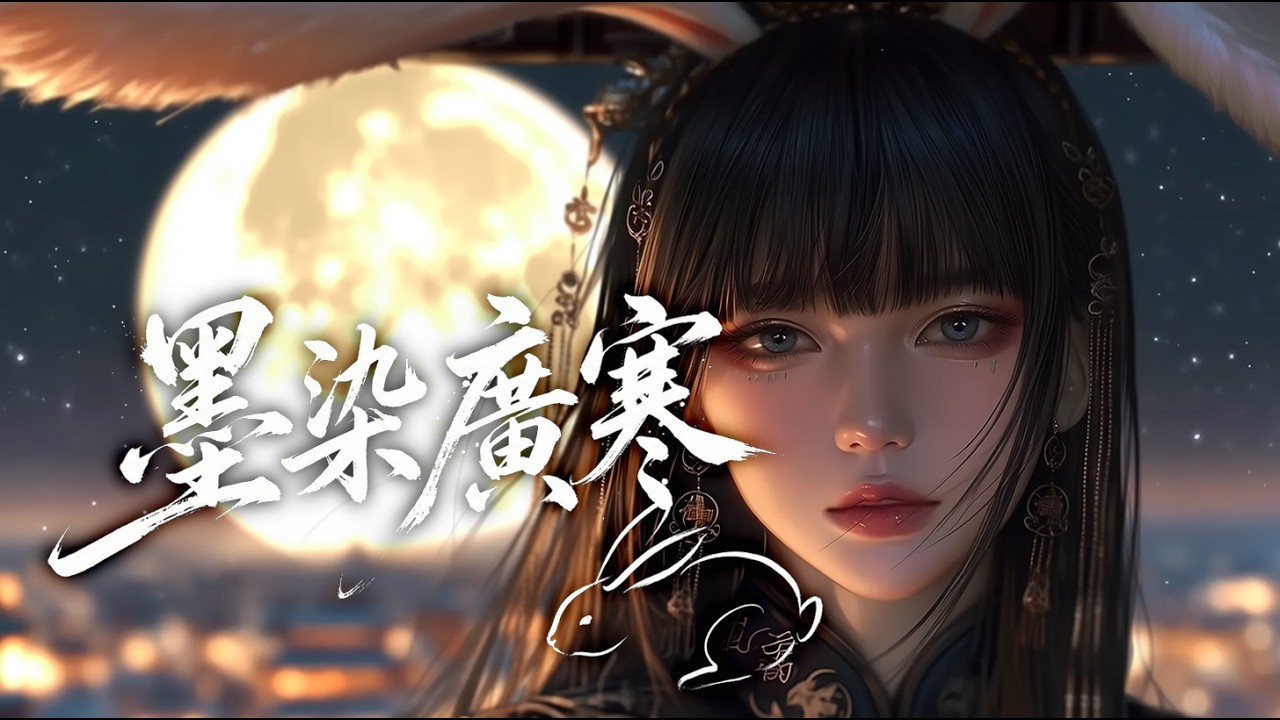 【中國風R&B - 墨染廣寒】 萬物都在歌頌月亮的皎潔，卻無人聽見月亮背面心碎的聲音。 🌙夜霓裳｜中華風R&B原創 【Official Lyric Video】
