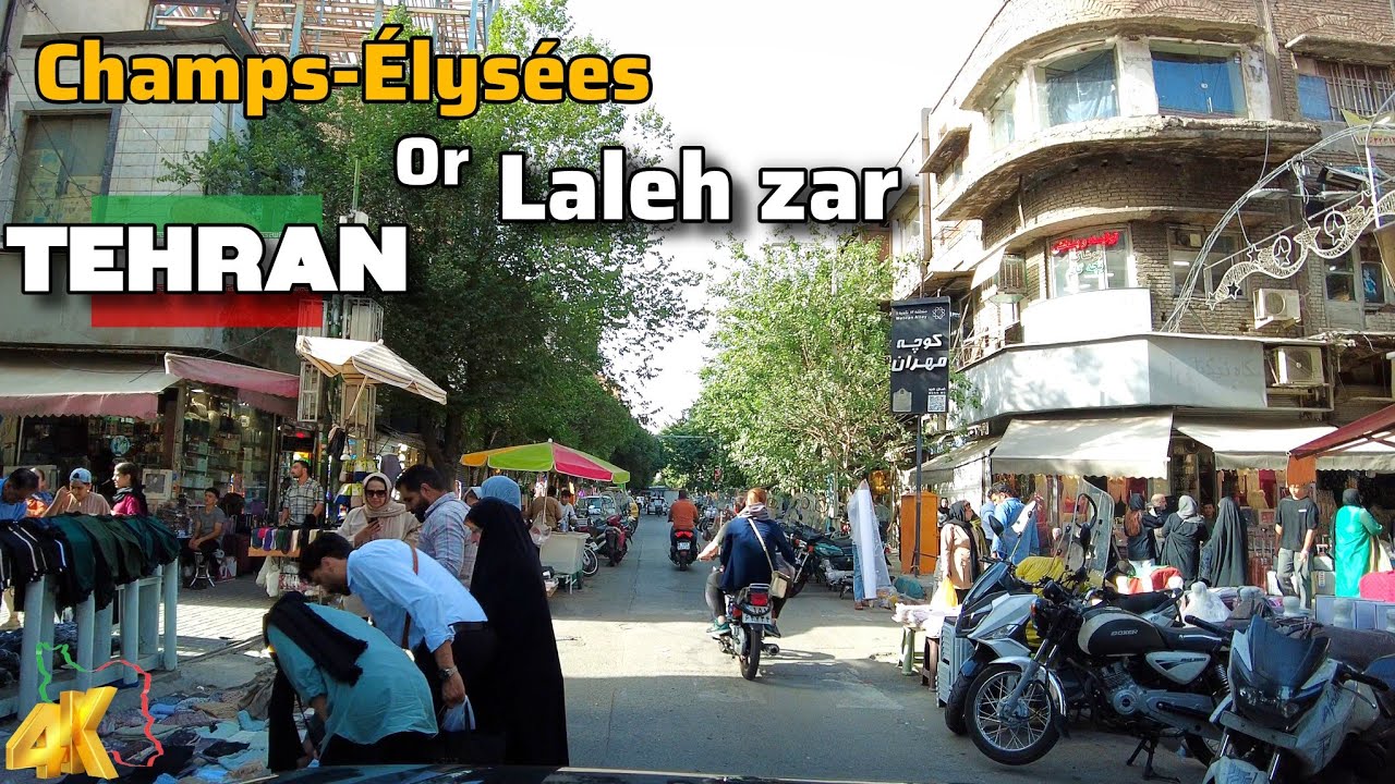 Laleh zar | Beginner can't drive here |Driving in Tehran's craziest street 🇮🇷 