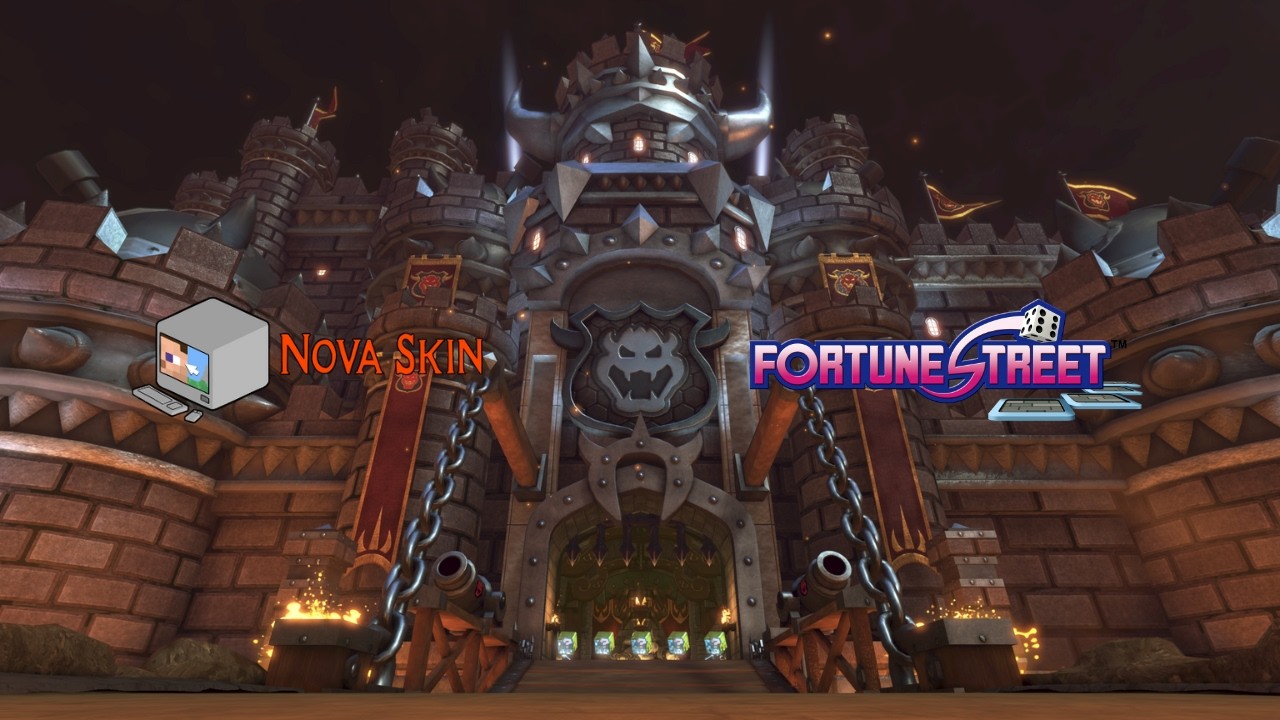Bowser's Family Minecraft Nova Skin Wallpapers With Fortune Street Bowser's Castle