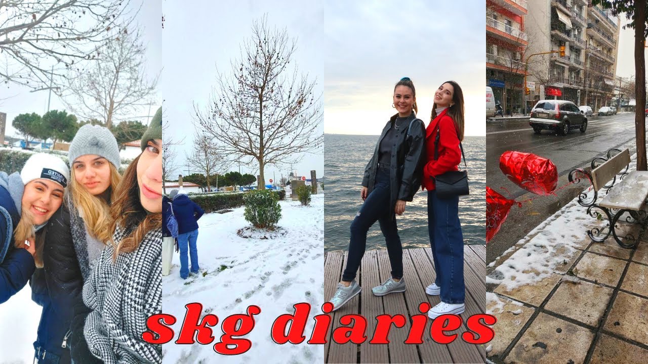 VLOG| Πανεπιστημιακές εργασίες, χιόνια στη Θεσσαλονίκη, ταπεράκια και unboxing| Elena Paliou