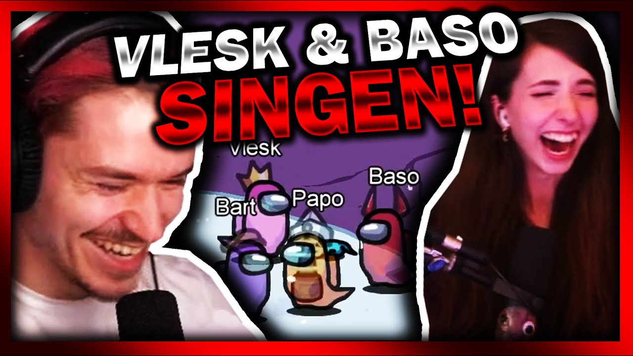 Baso und Vlesk SINGEN! 🎶 Among Us Highlights #45