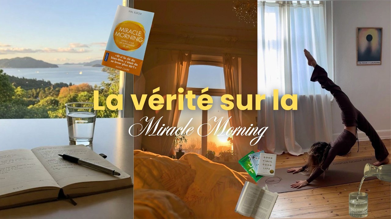 LA MIRACLE MORNING CE N'EST PAS JUSTE CE LEVER À 5H ☀️