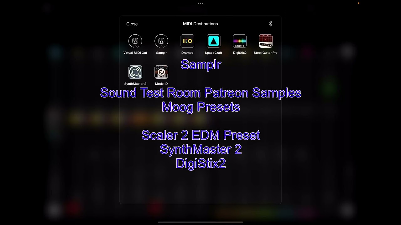 Loopy Pro Jam with Samplr 140 BPM @soundtestroom Patreon samples