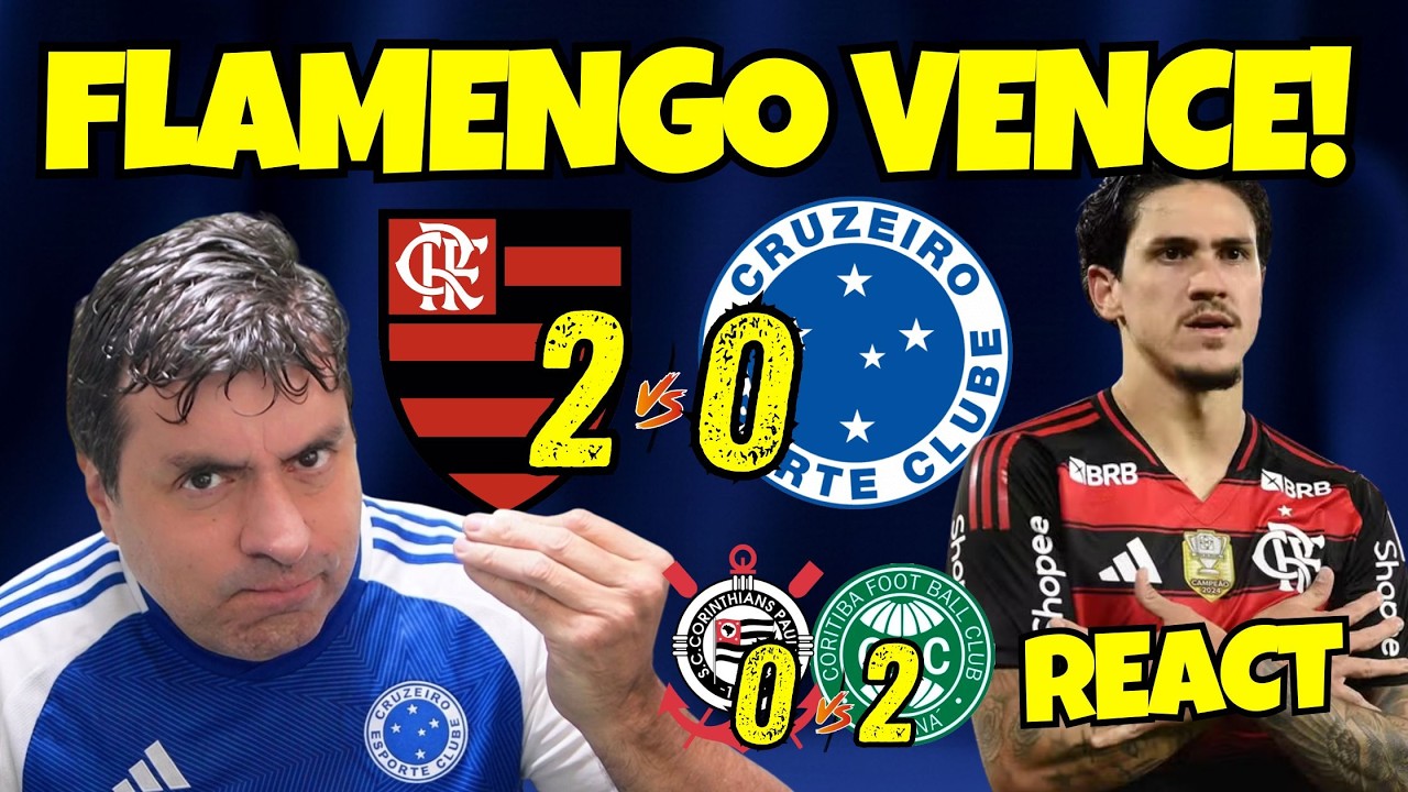 PÓS-JOGO | FLAMENGO 2X0 CRUZEIRO | CORINTHIANS 0X2 CORITIBA | BRASILEIRÃO 2026 | AO VIVO