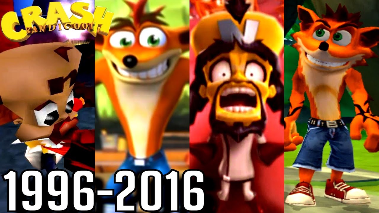 Crash Bandicoot ALL ENDINGS 1996-2016 (PS1, PS2, Xbox, GC)