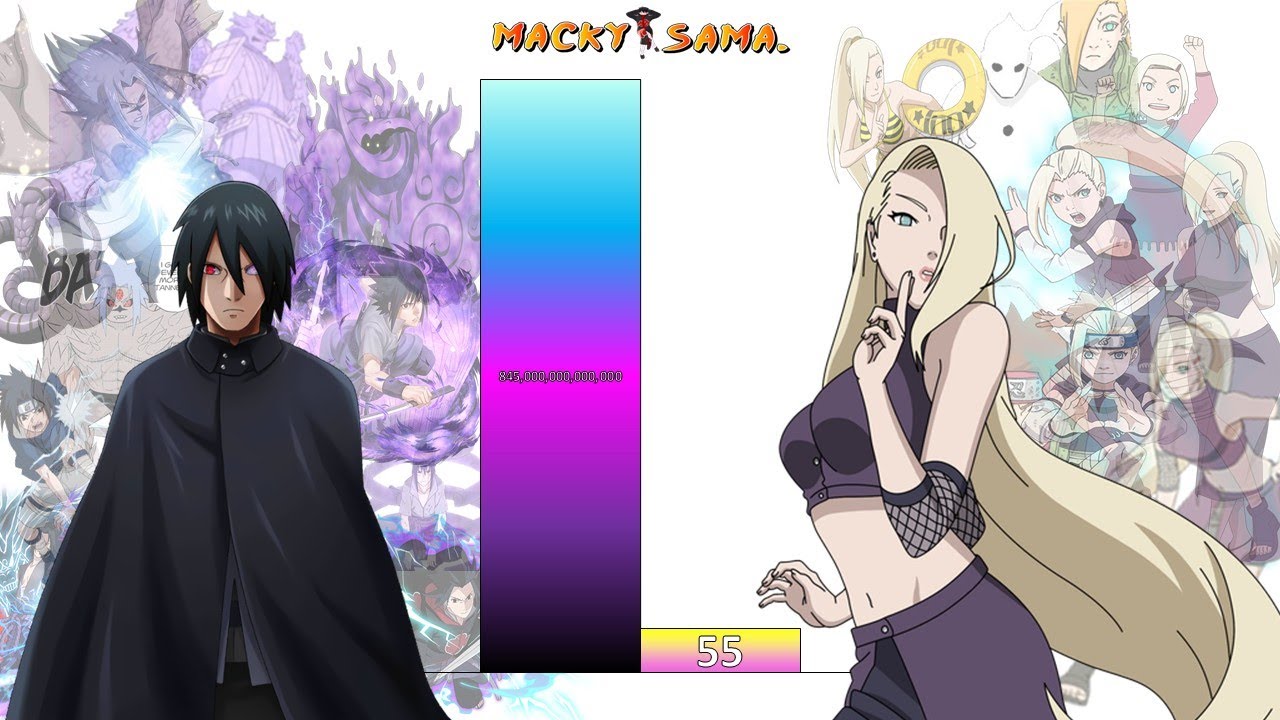 Sasuke VS Ino POWER LEVELS Over The Years (All Forms)