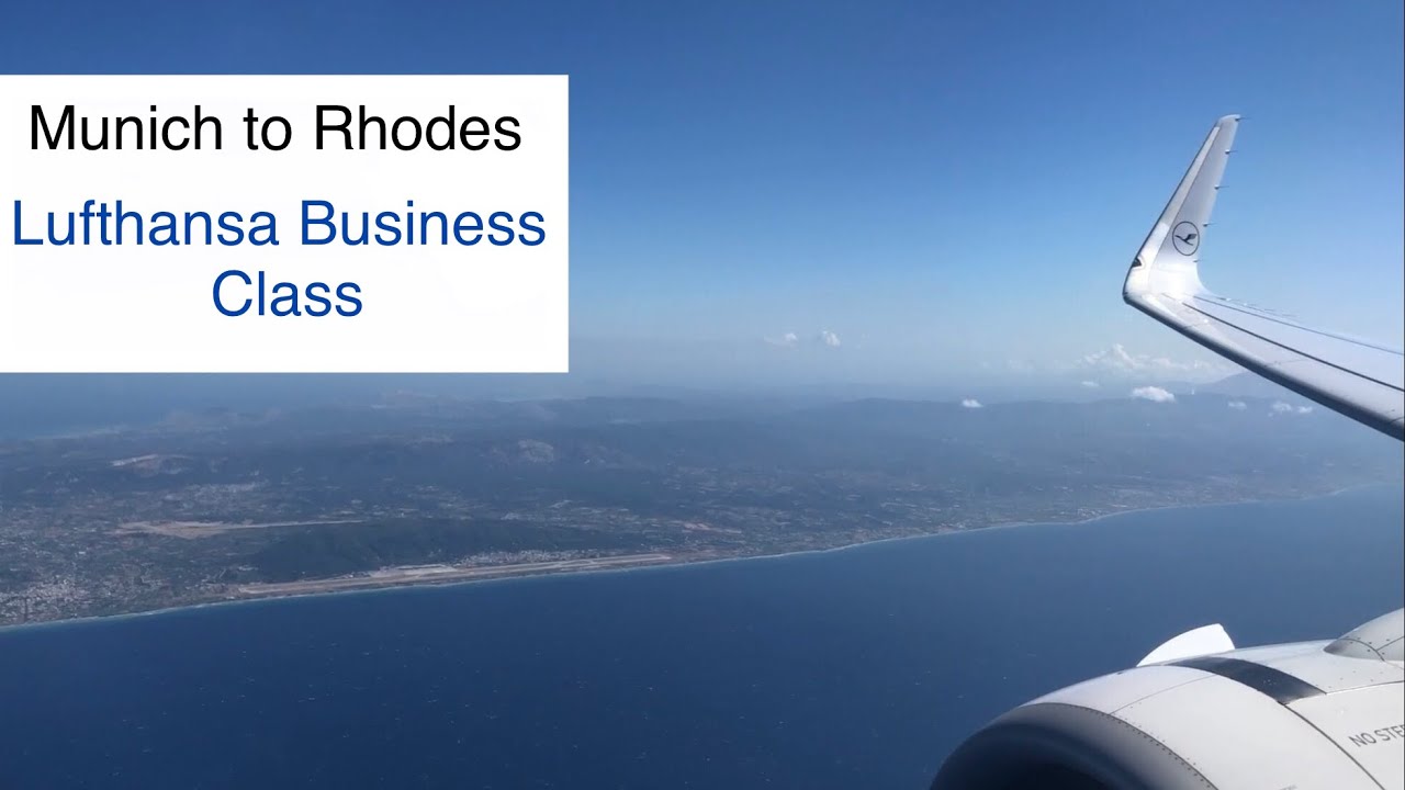 Trip Report👍✈️Munich to Rhodes(Business Class Lufthansa)