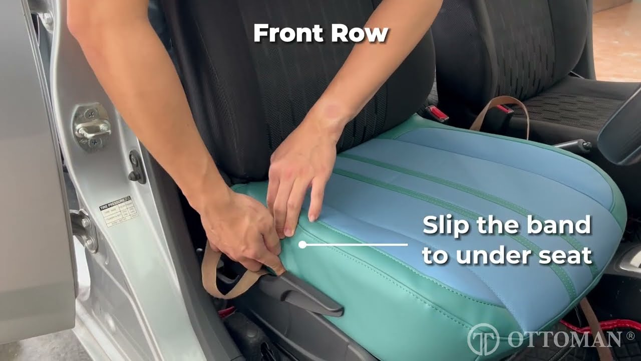 Perodua Axia Seat Cover | Installation Tutorial