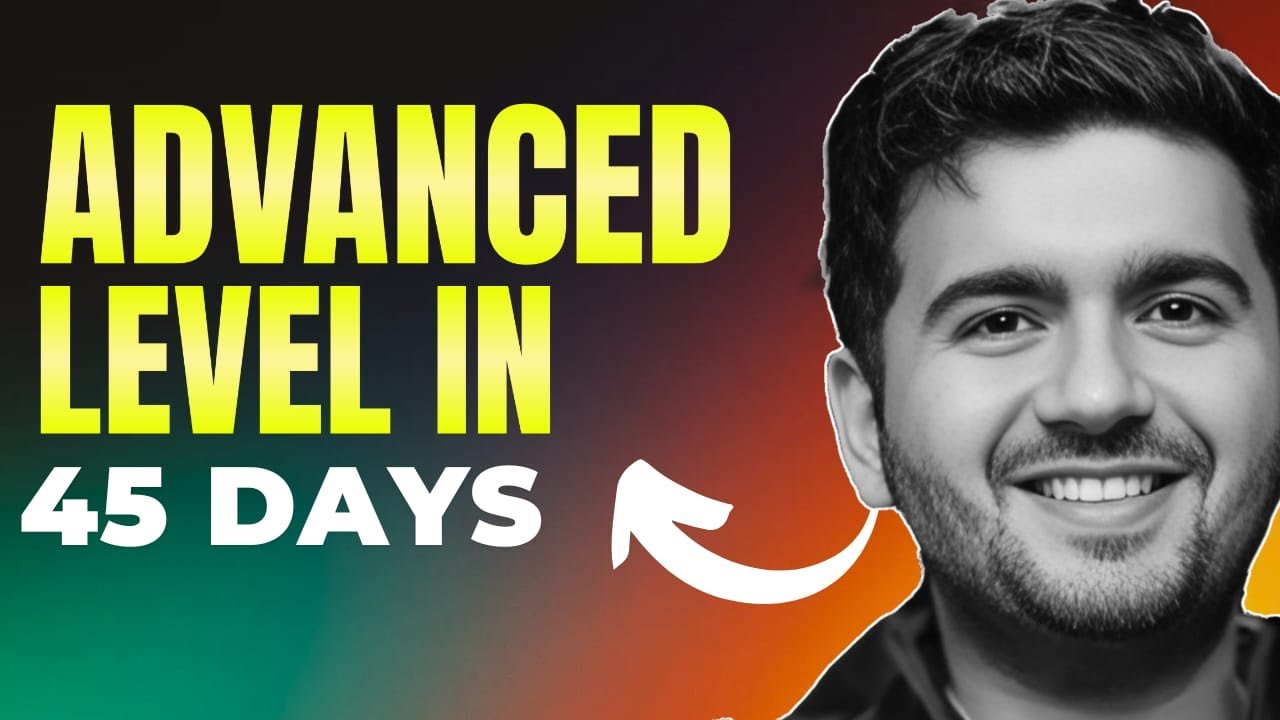 5 steps to Advanced Level in 45 days : JEE 2024 strategy | IIT Motivation