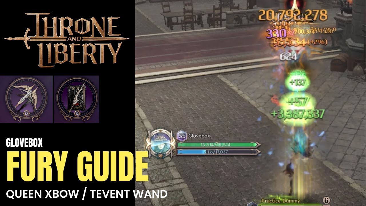 Fury Guide xbow / wand throne and liberty