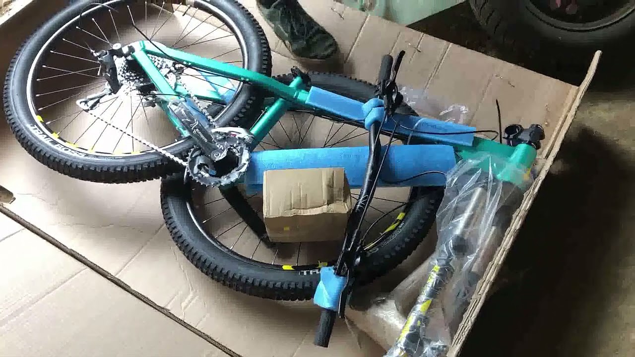 unboxing nového MTB kola