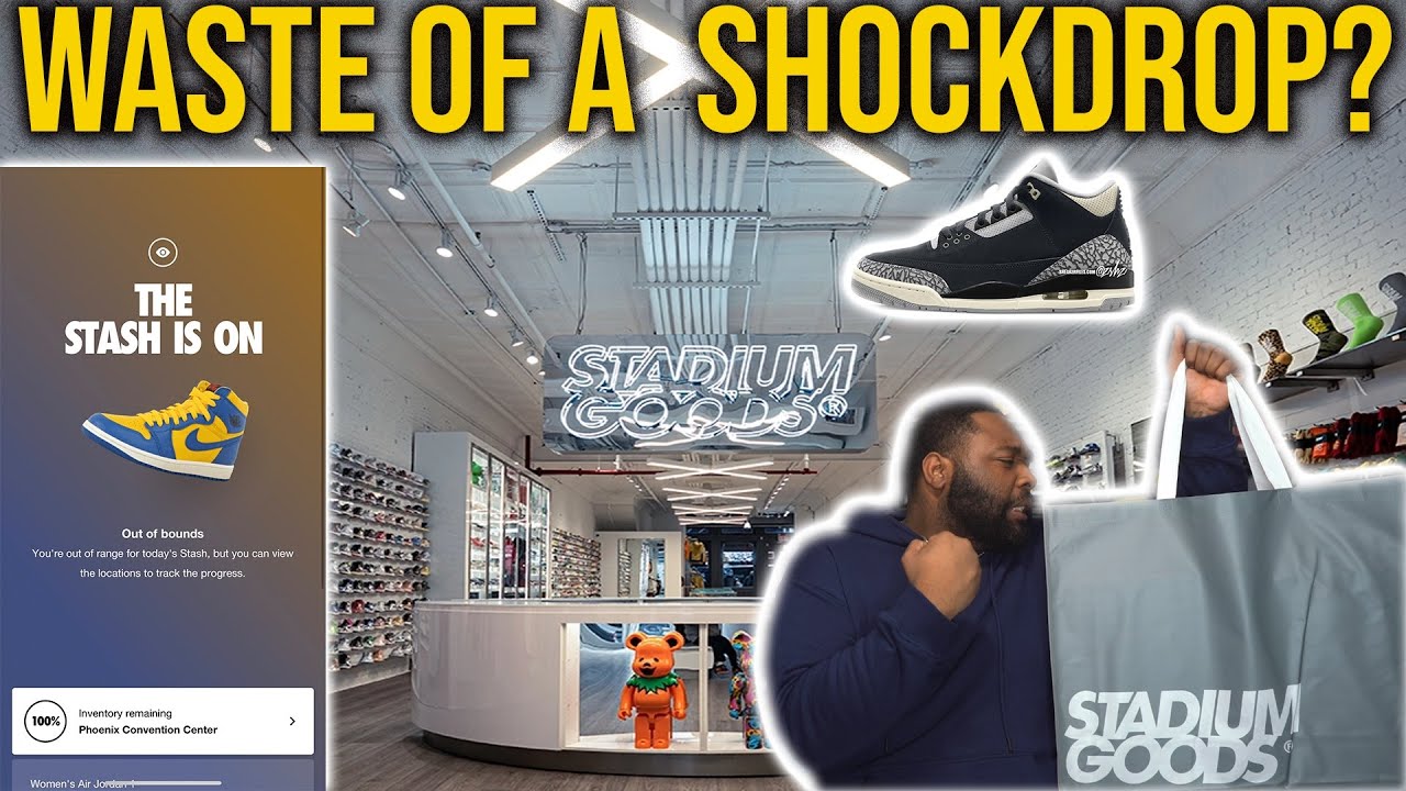 THANK YOU STADIUM GOOD! NIKE WASTED A SNKRS SHOCKDROP?