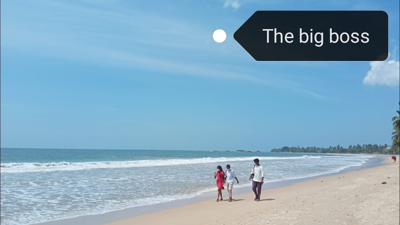 Srilanka's beautiful beach  #polhene | The big boss #Mathara