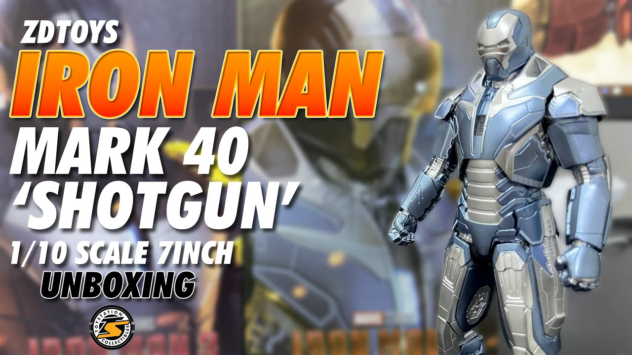 ZD Toys Iron Man Mark 40 