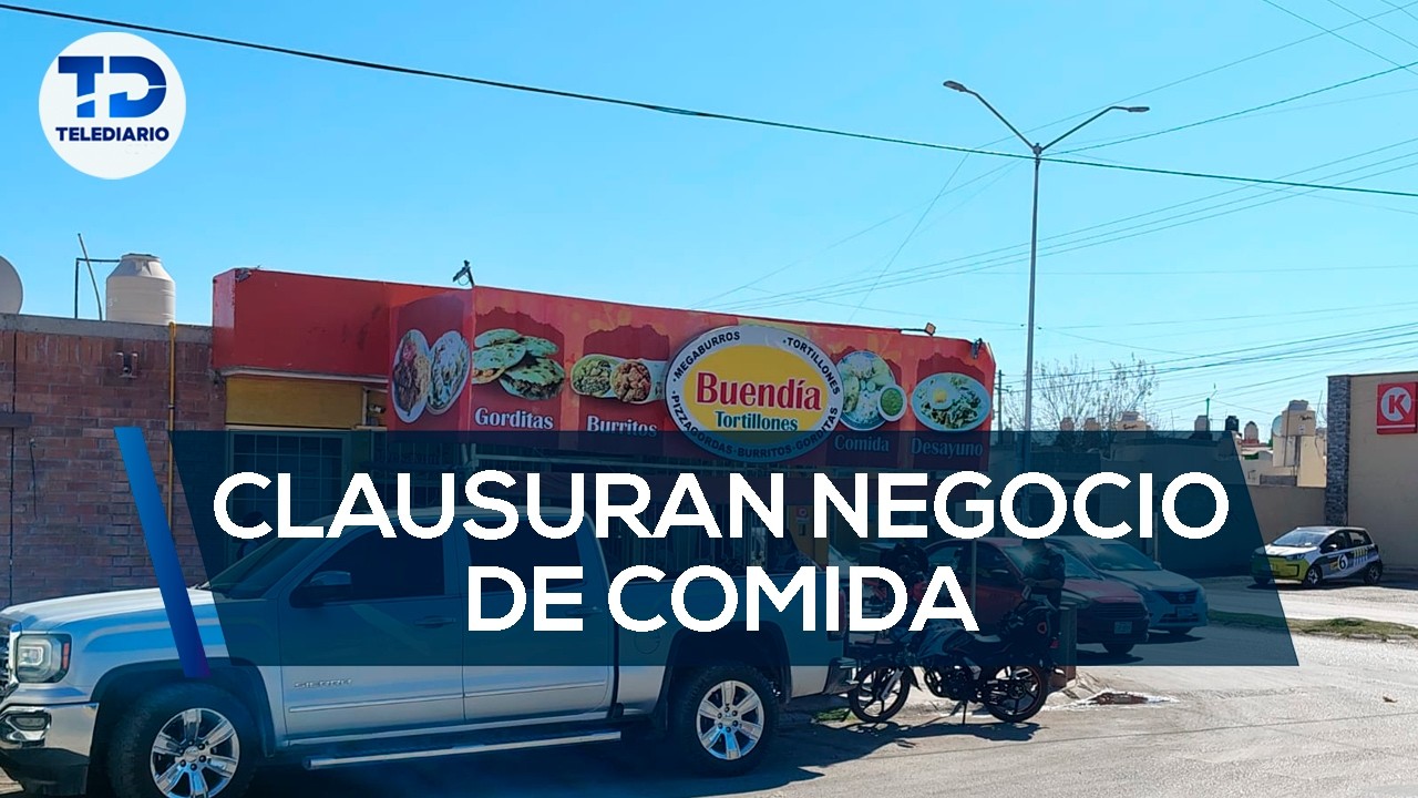 Clausuran negocio de comida por tirar basura