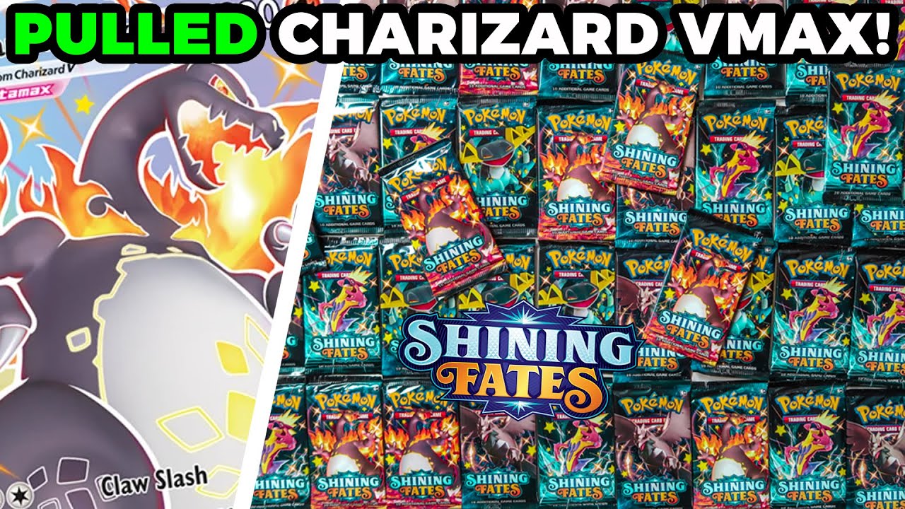 PULLED Charizard VMAX! Opening 50 Pokemon Shining Fates Booster Packs!
