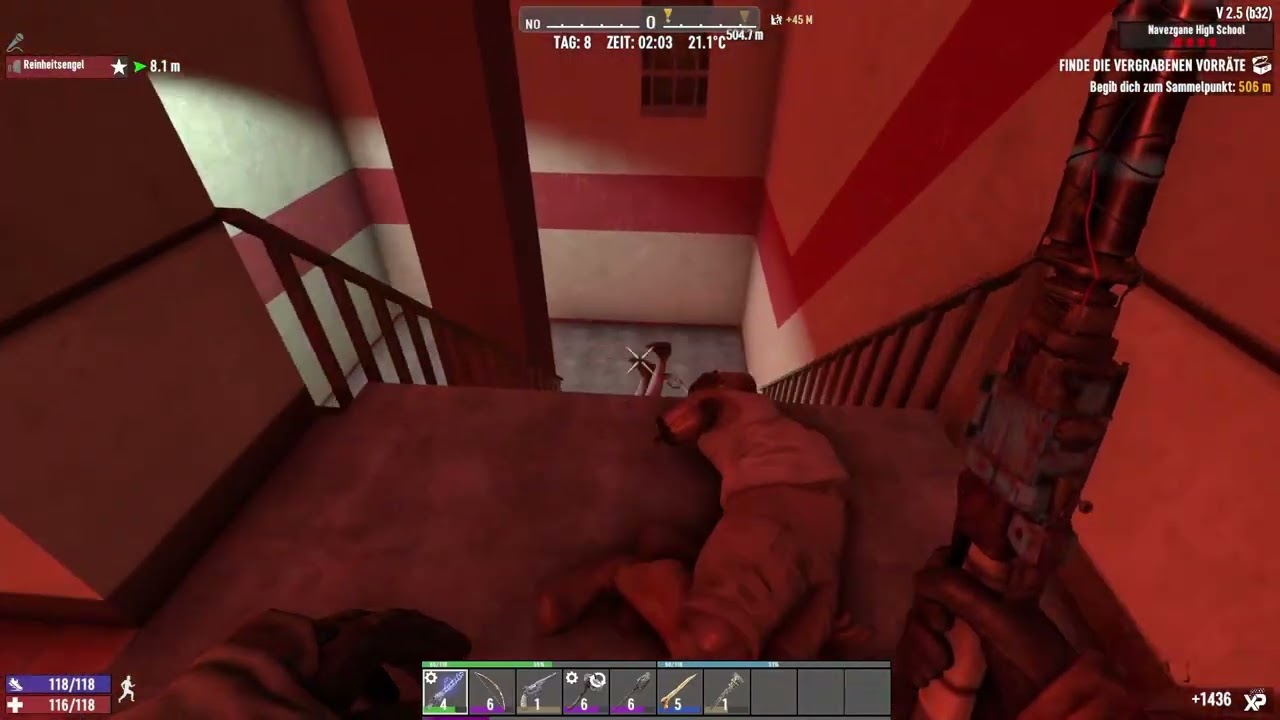 Das War Aufjeden fall ein blutmond! 7 Days to Die ep 07