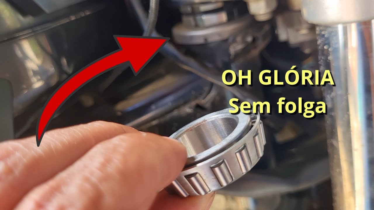 Como tirar folga da caixa de direção da Yamaha Crosser 150