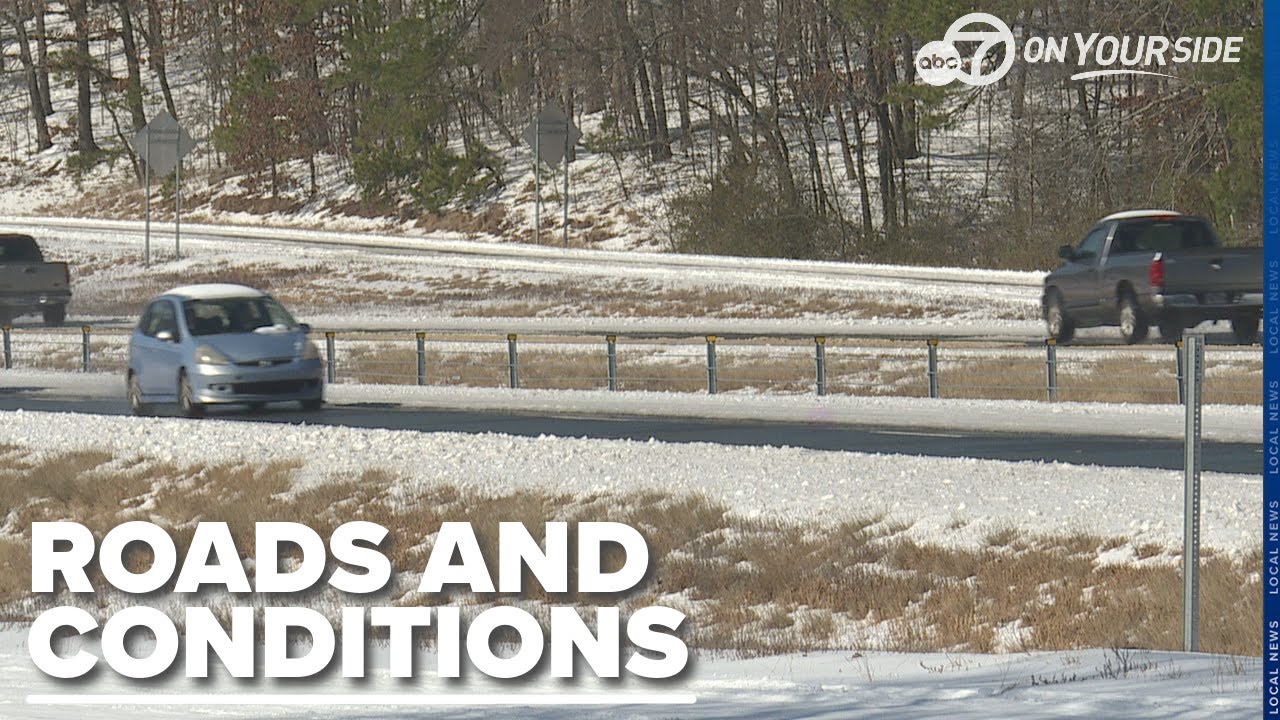 Ice and snow still clog highways in Hot Springs despite clear conditions in Little Rock
