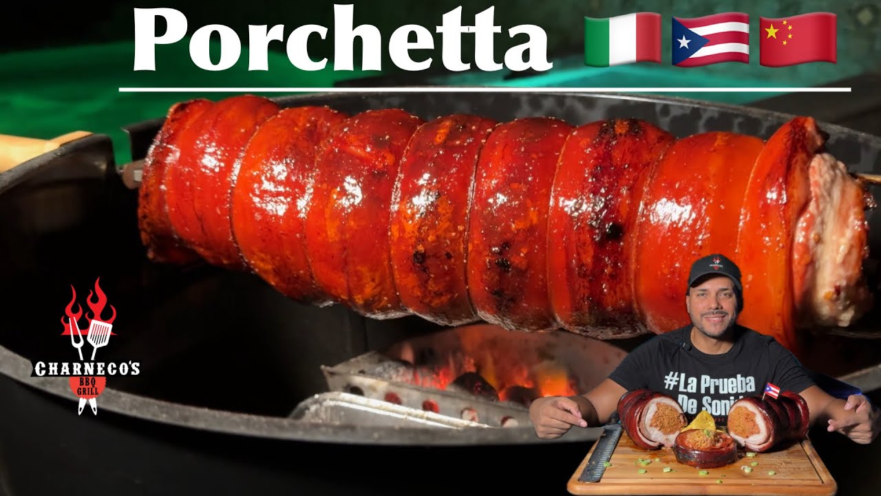 Porchetta rellena de arroz Chino al estilo de Puerto Rico Ep#278