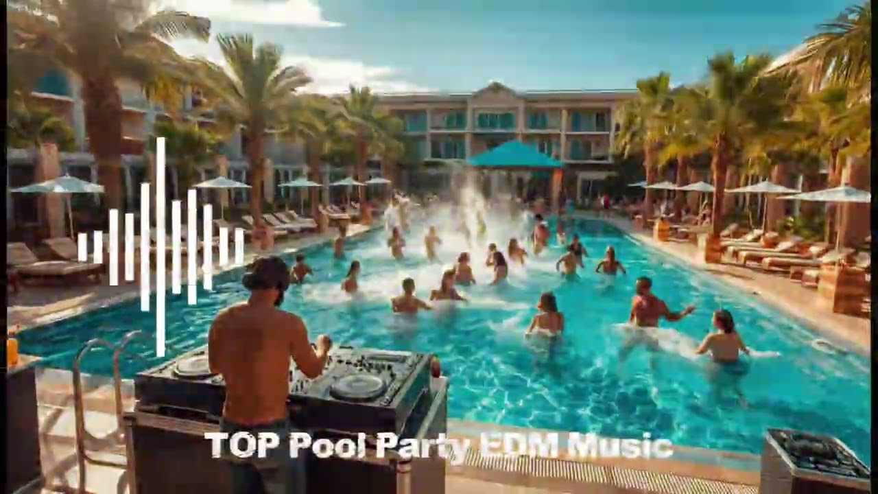 Summer Day Pool Session ☀️ | Live Bass & Electronic Party Energy