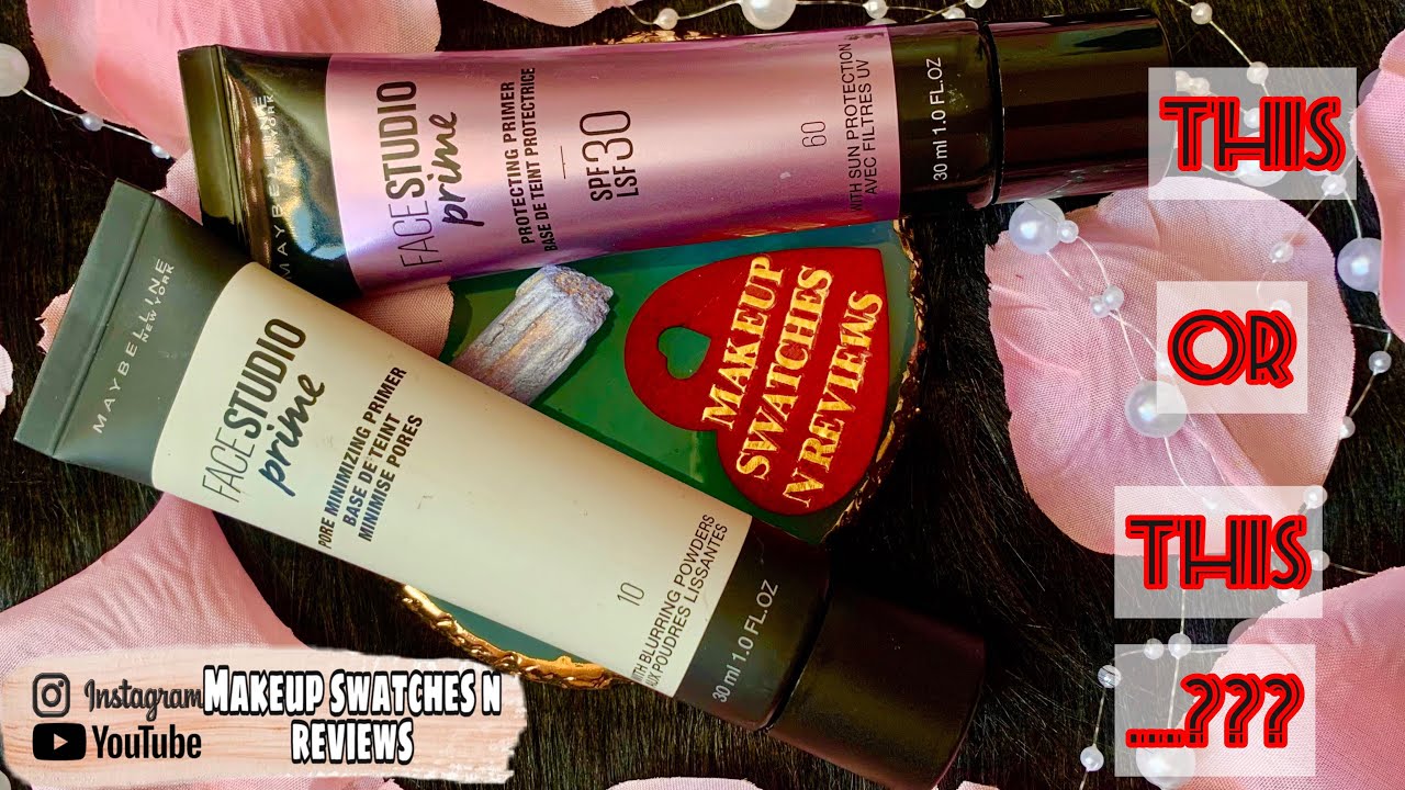Which Face Studio Primer is Worth Buying...???🧐🧐