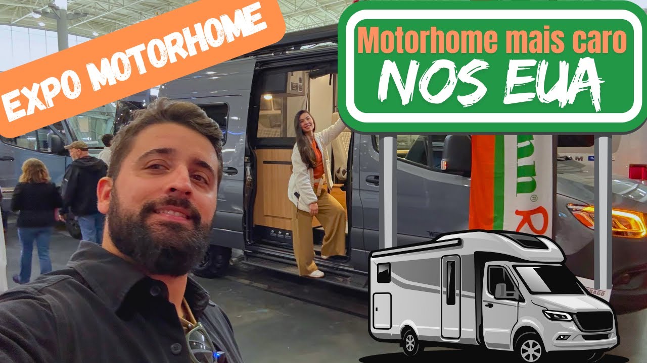 Expo motorhome nos EUA 2025 - como é? Tour nos motorhomes