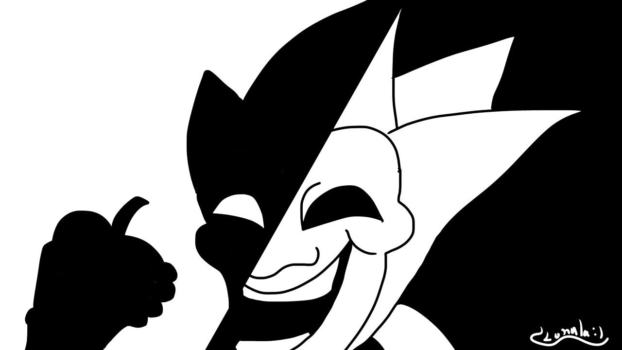 Bad Apple but Majin Sonic and Boyfriend sing it (Fun Apple? Bad Infinite??)