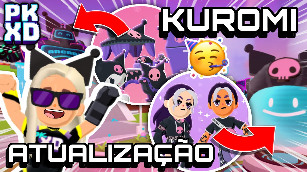 REAGINDO A ATUALIZAÇÃO DA KUROMI QUE CHEGOU NO PK XD | Sim, eu AINDA NÃO VI! - Sarahaha