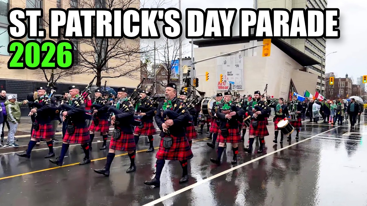 Toronto LIVE: St. Patrick's Day Parade 2026 (in 4K!)