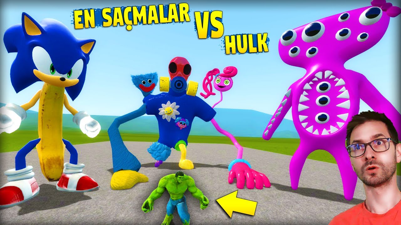Hulk Kafayı Yiyecek, En Saçma Karakterleri Seçtim, GMod Kapışma Braymi