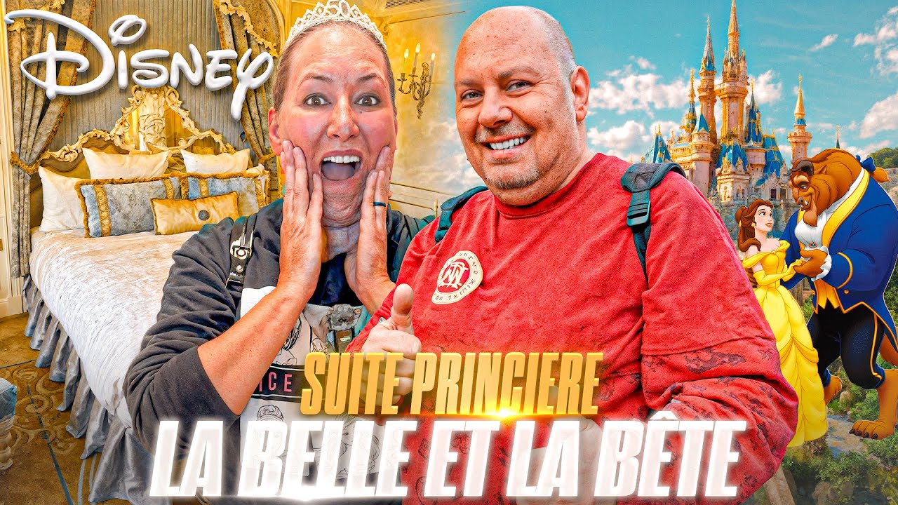 SUITE PRINCIERE LA BELLE ET LA BETE AU DISNEYLAND HOTEL A DISNEYLAND PARIS INCROYABLE