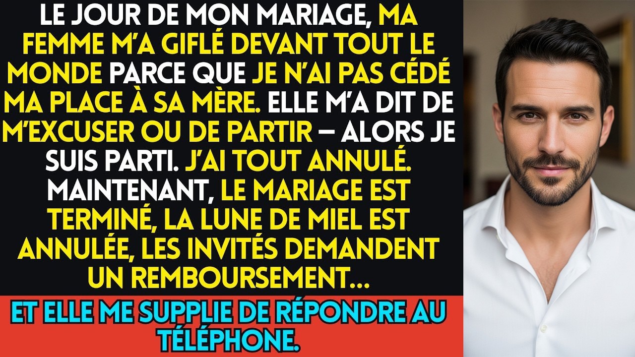Elle M’a Giflé Le Jour De Notre Mariage — Alors Je Suis Parti  Maintenant, Elle Me Supplie De Répo