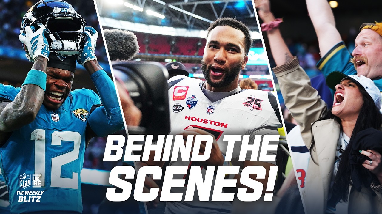 Behind-the-scenes of an NFL game at Wembley Stadium! 🤯 🇬🇧 | LATE DRAMA as Texans beat Jaguars 