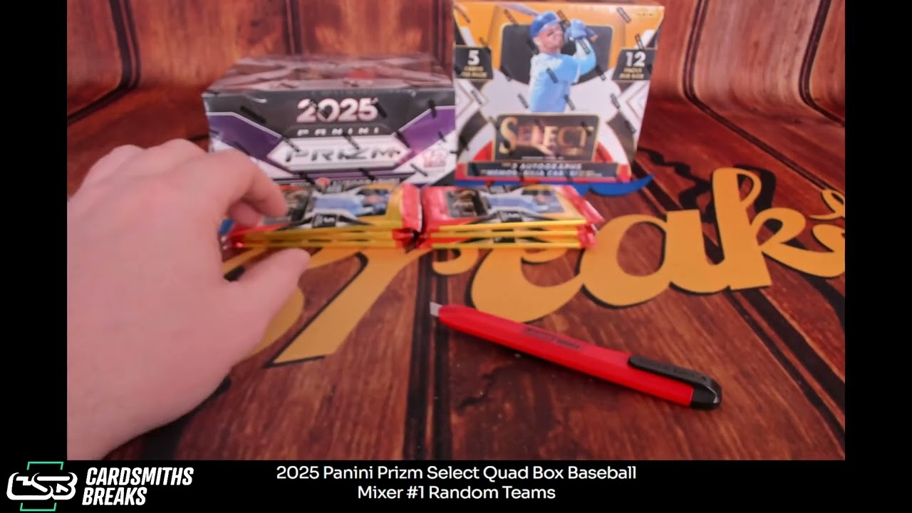 2025 Panini Prizm Select Quad Box Baseball Mixer #1