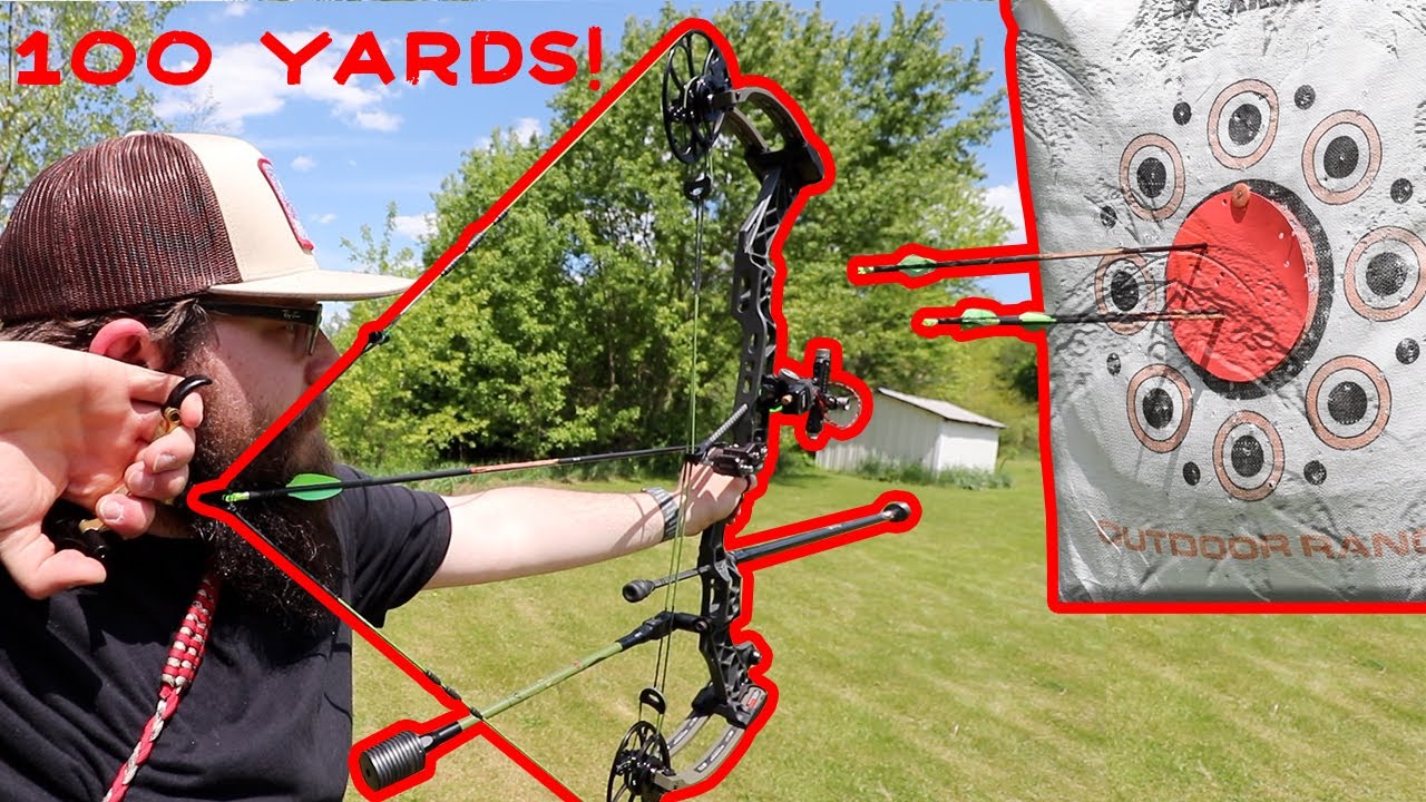 Mathews Atlas Bow Build | 100 YARD ARROW GROUP!