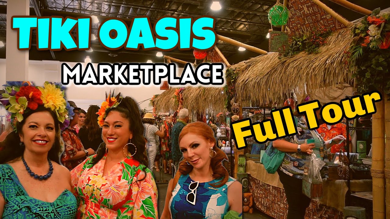 Откройте для себя очаровательный рынок [Tiki Oasis]: изысканные предметы искусства и коллекционир...