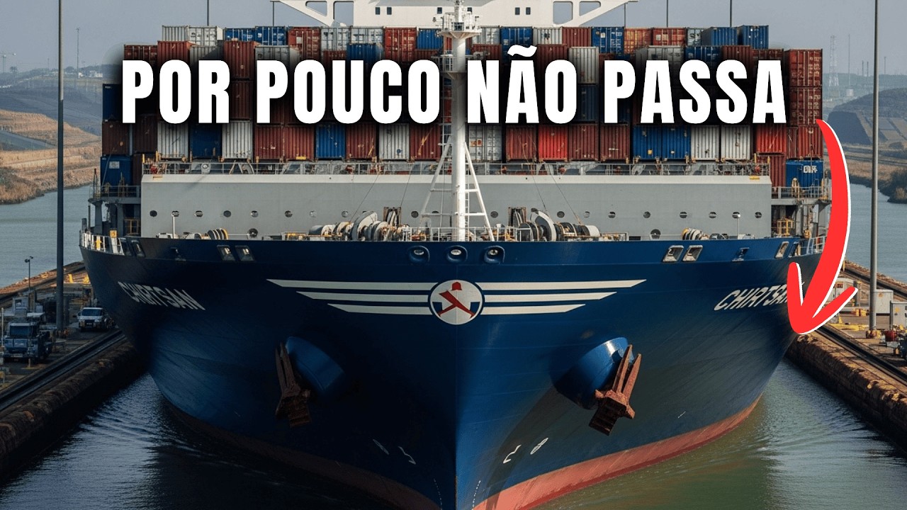 Por que navios GIGANTES têm exatamente 48,8 METROS de largura?