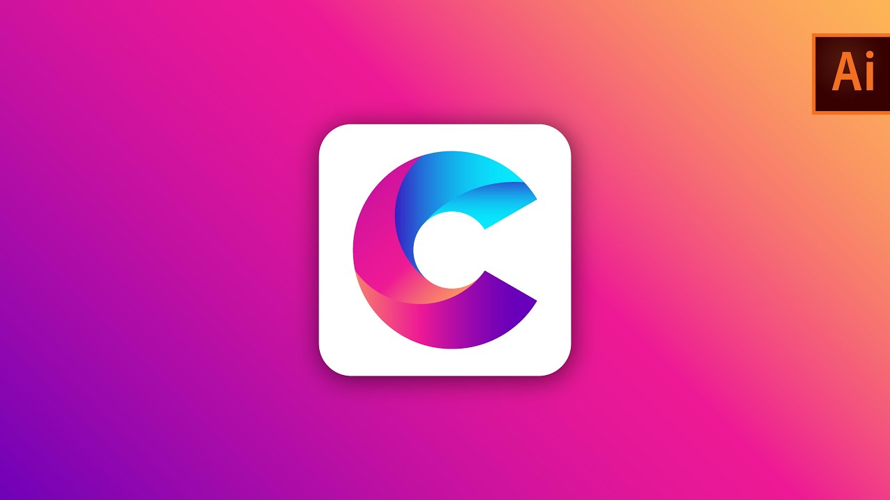 [EPS included] Letter logo design illustrator | C logo Design in Illustrator cc 2020