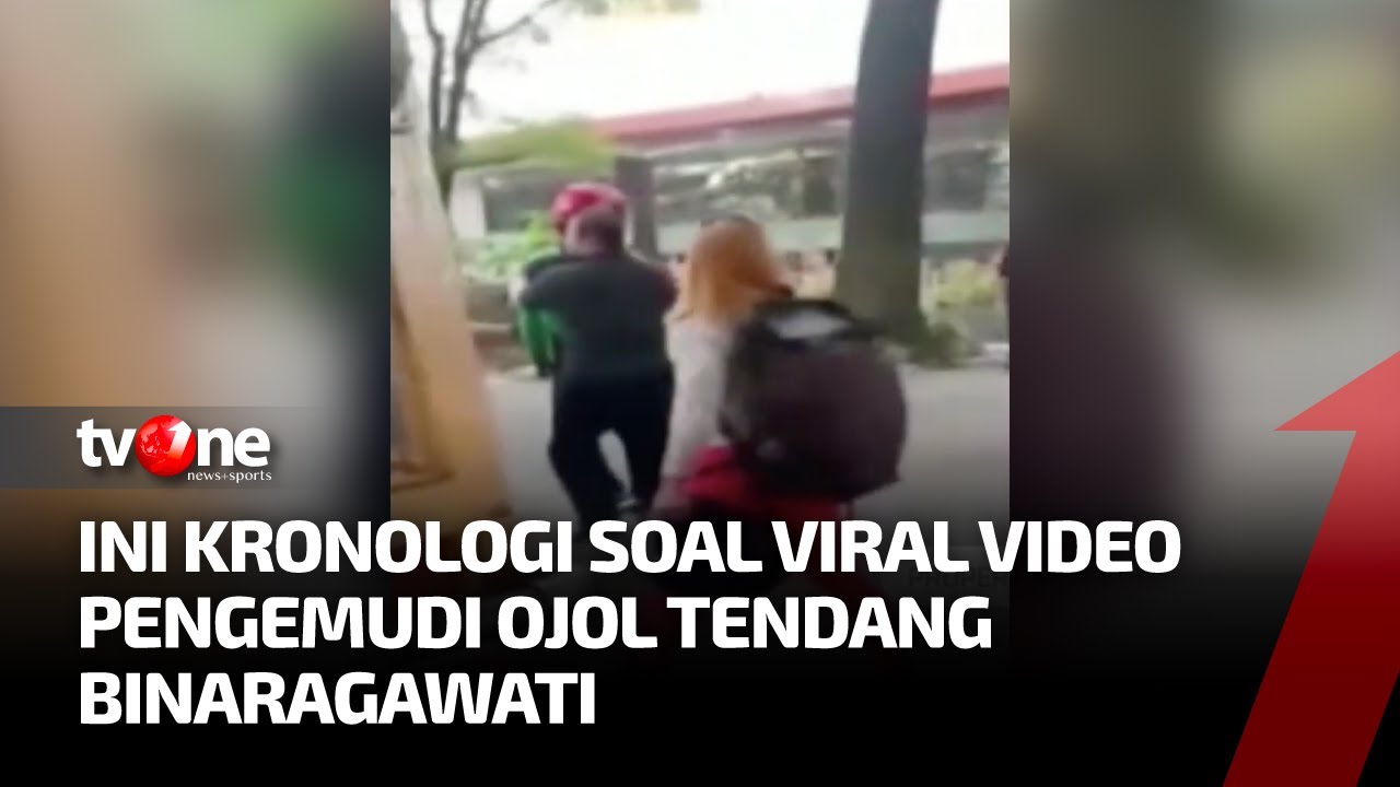 Videonya Viral, ini Fakta Pengemudi Ojol yang Tendang Binaragawati | Kabar Pagi tvOne