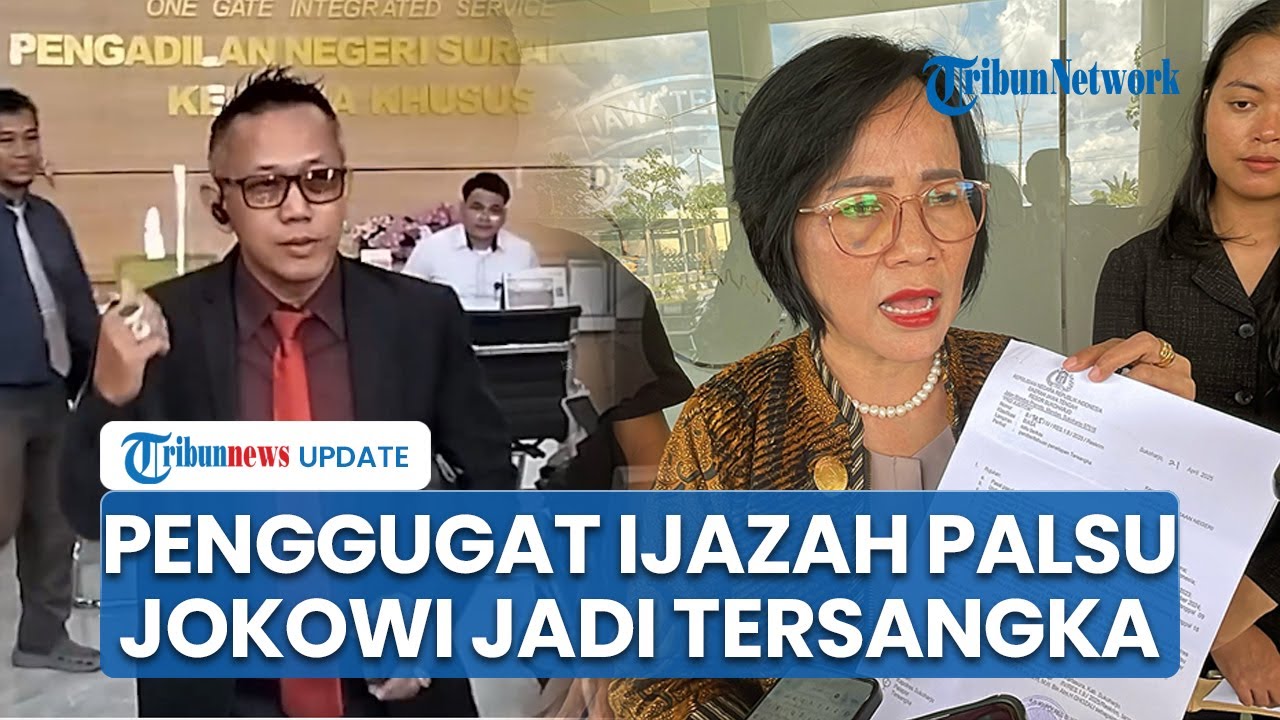 H-1 Jelang Sidang, Penggugat Ijazah Palsu Jokowi Jadi Tersangka Pemalsuan, Dilaporkan Sejak 2023