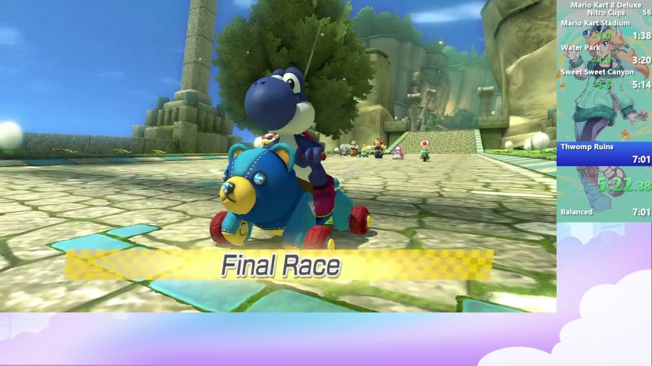 Mario Kart 8 Deluxe | Mushroom Cup, No Items, 200cc, Switch 2 Speedrun in 6:57