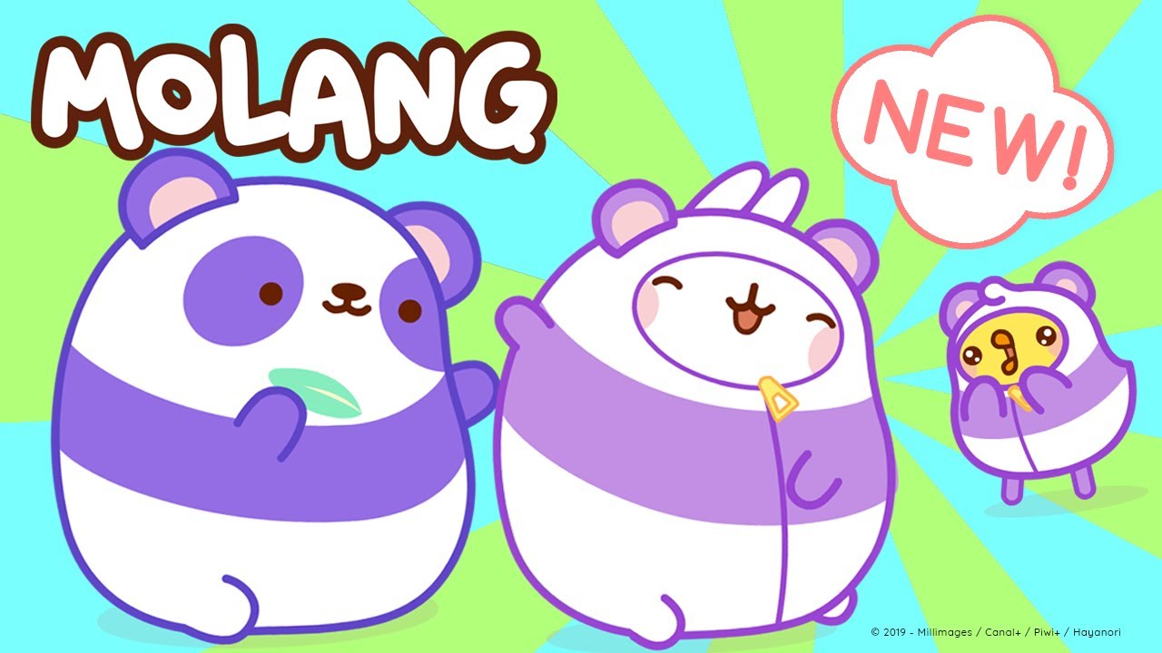 Molang - Hug The Panda ! |  More @Molang ⬇️ ⬇️ ⬇️