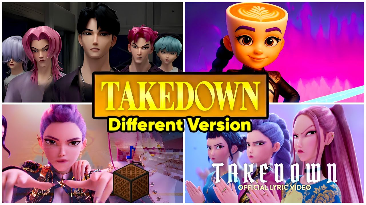 Song 'TAKEDOWN' Huntr/x Through Different Versions #5