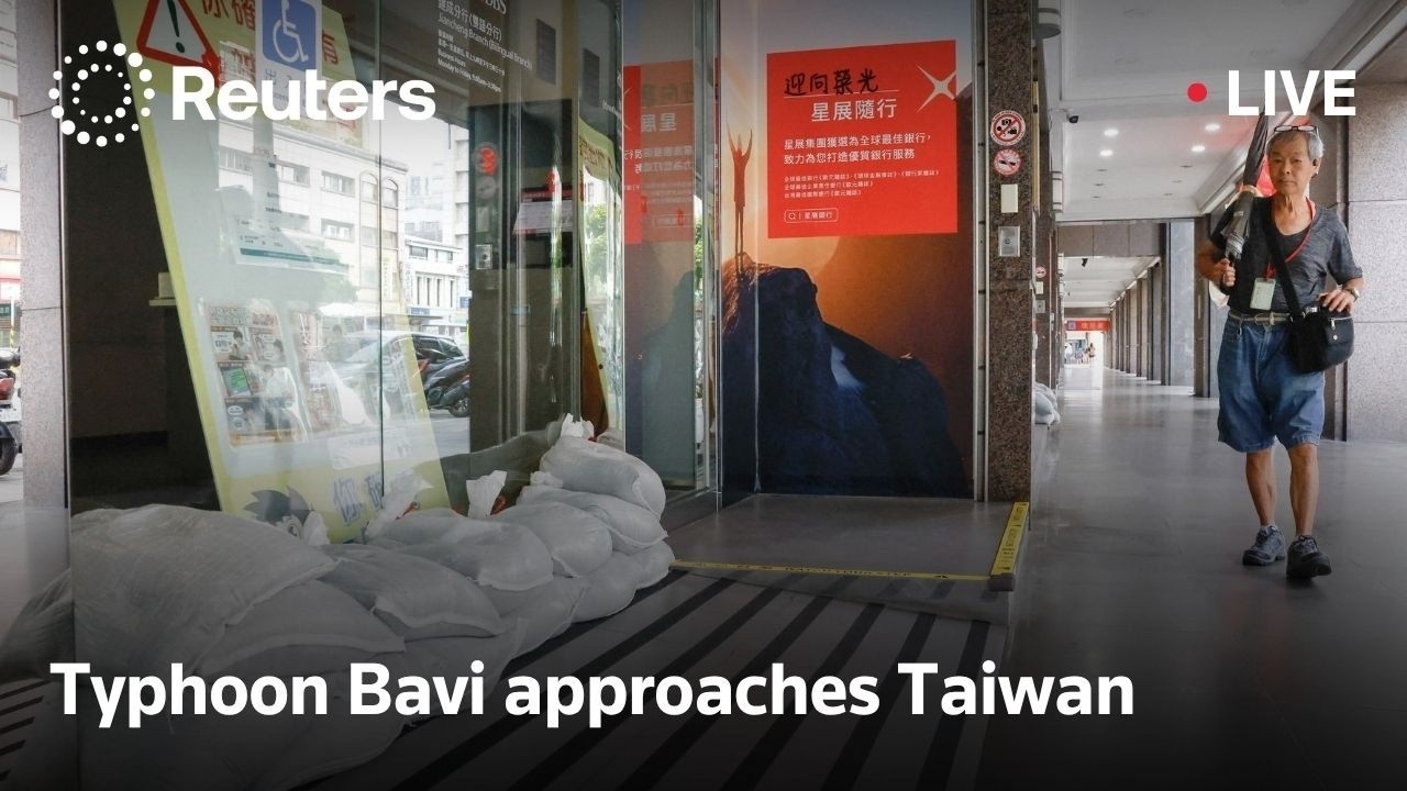 LIVE: Taiwan braces for Typhoon Bavi
