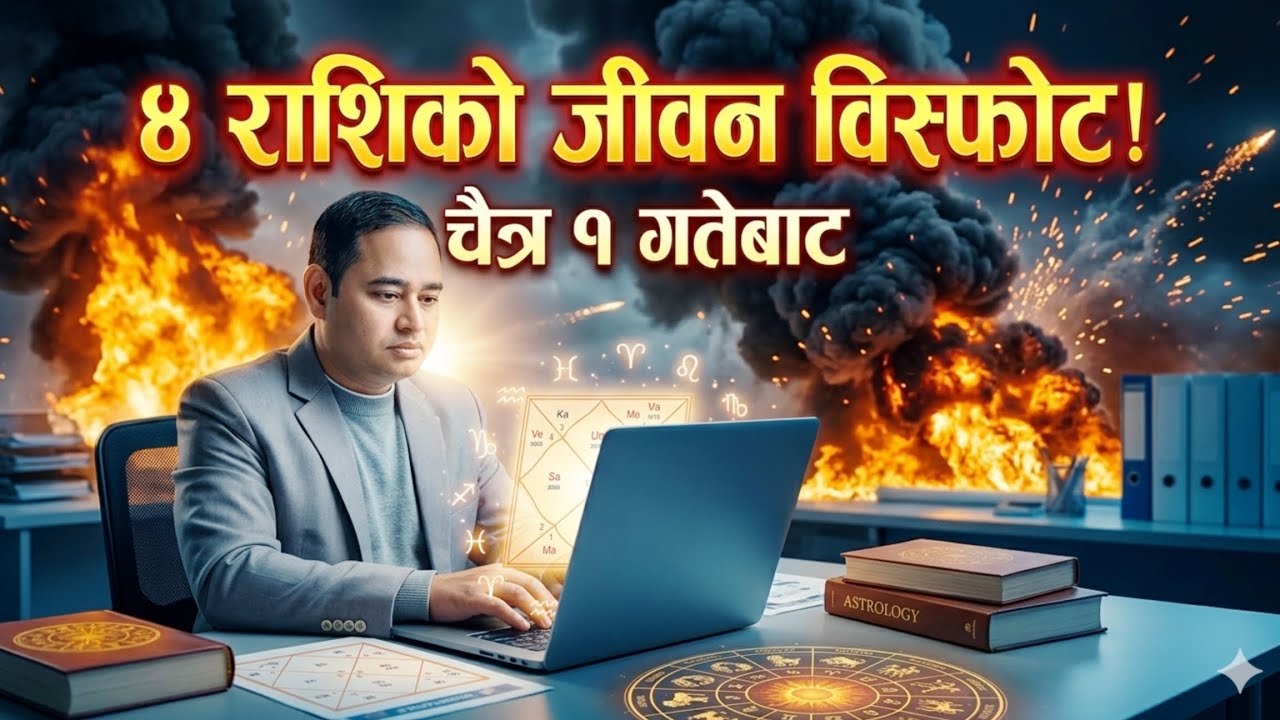 ठूलो संकट ४ राशिलाई चैत्र १ गतेबाट😱, Rashifal 2082 Chaitra mahina, Rashifal 2026, Rashifal 2083, 