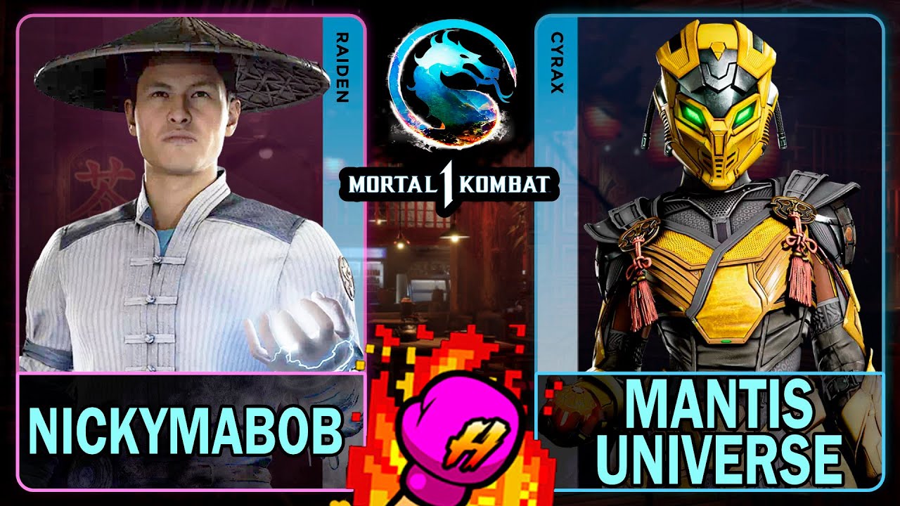 MK1 Nickymabob (RAIDEN) VS Mantis Universe222 (CYRAX)🥊Mortal Kombat 1🥊4K 60ᶠᵖˢ