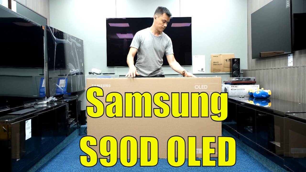 Samsung S90D OLED 2024 Unboxing, Setup, Test and Review with 4K HDR Demo Videos